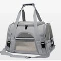 Collapsible Breathable Crossbody Pet Carrier with Large Opening