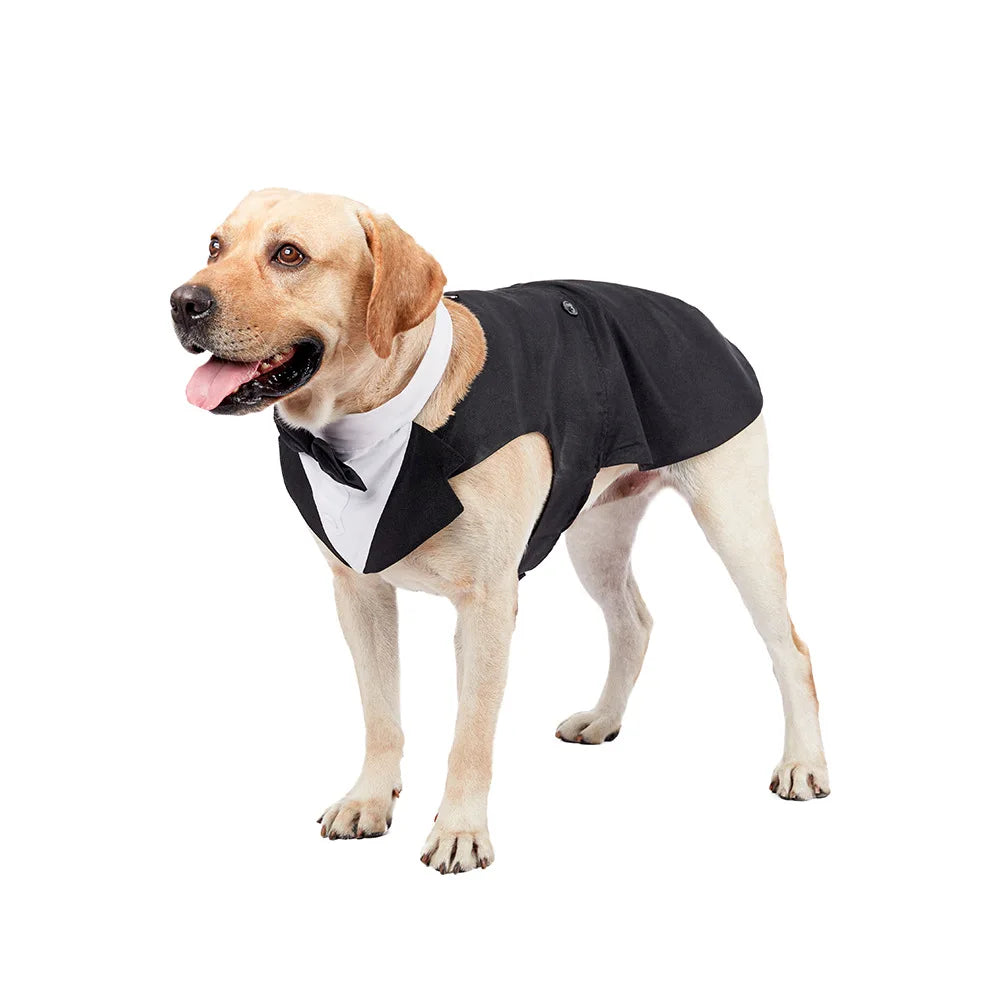 Dog Tuxedo Formal Suit with Bow Tie