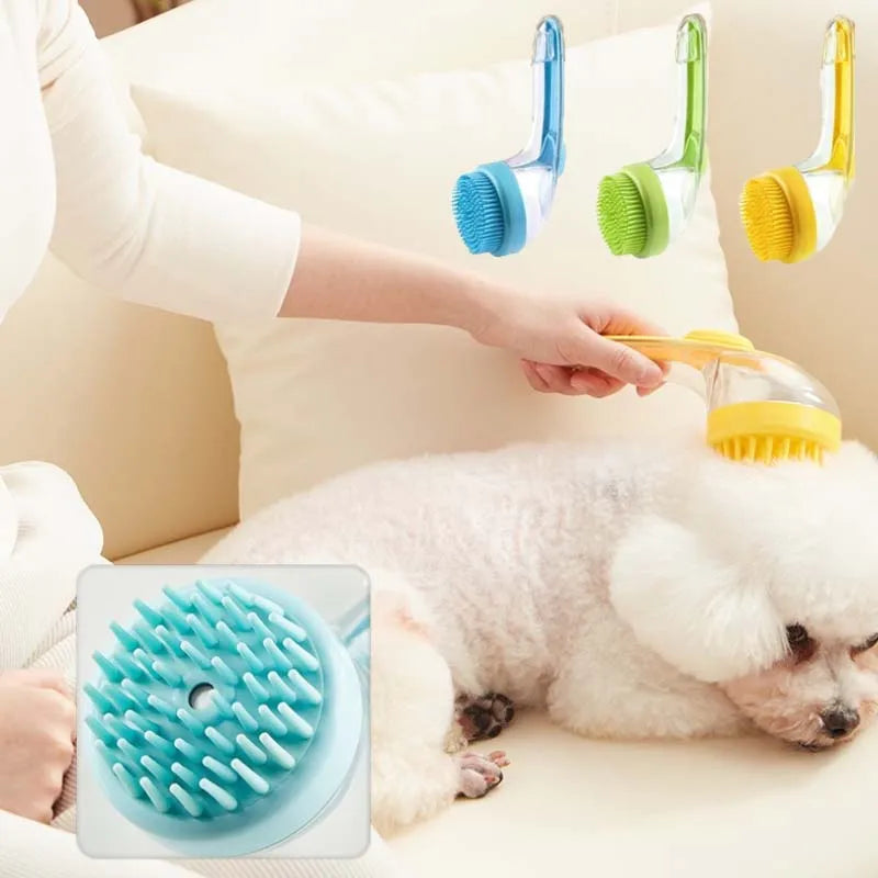 Pet Bathing Brush for Dog Cat Pet Grooming Bathing Massaging Multi-Function Dog Cleaning Grooming Supplies