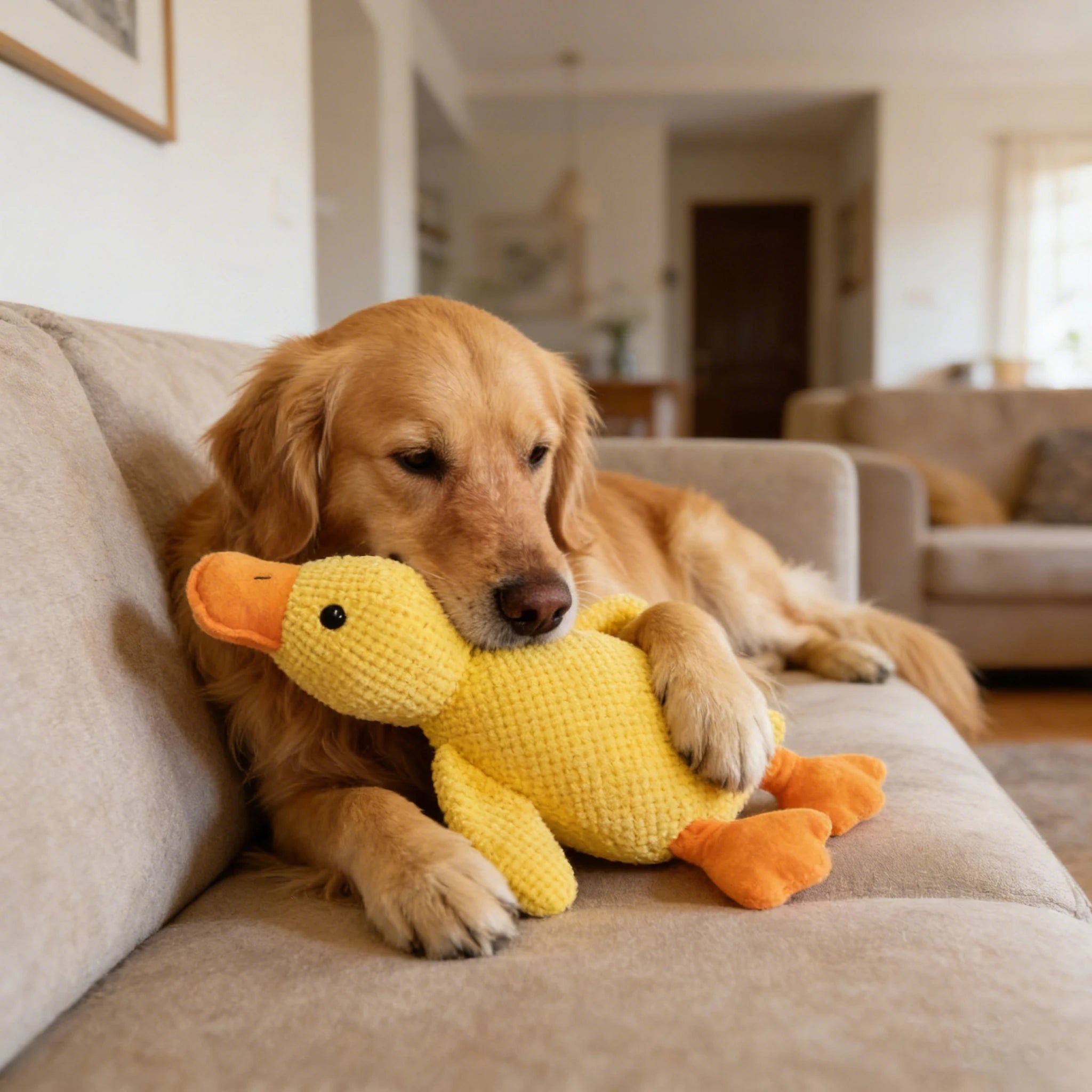 Dog Toys Durable For Biting And Teething Make Sounds To Relieve Boredom Plush Sleeping Small Medium-Sized Pet