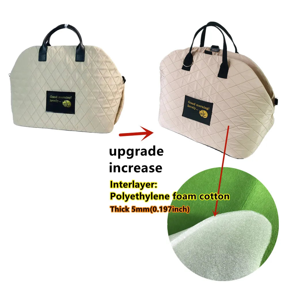 Pet Carrier Shoulder Handbag & Car Seat Protector
