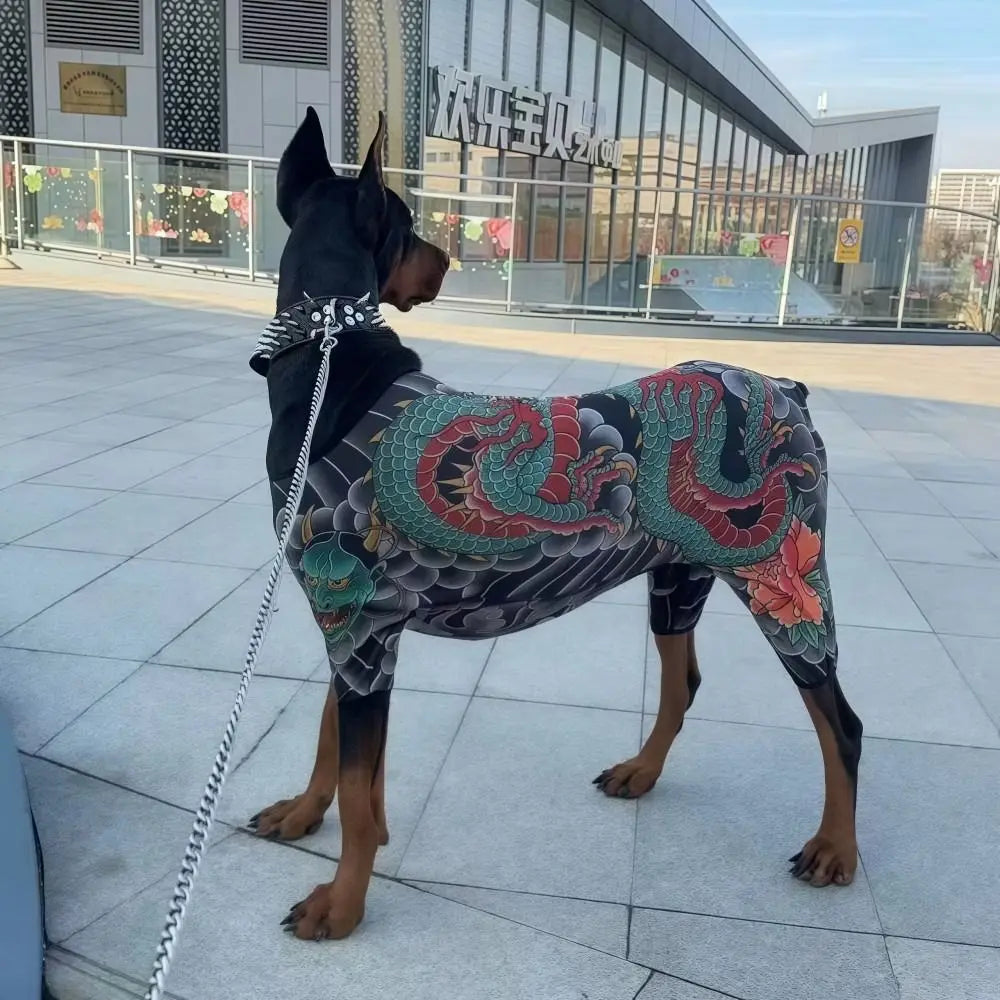 Pet Tattoo Vest | Funny Novelty Jacket for Dogs & Cats