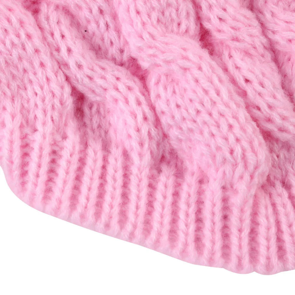 Cable Knit Dog Sweater | Warm Autumn & Winter Pet Clothing