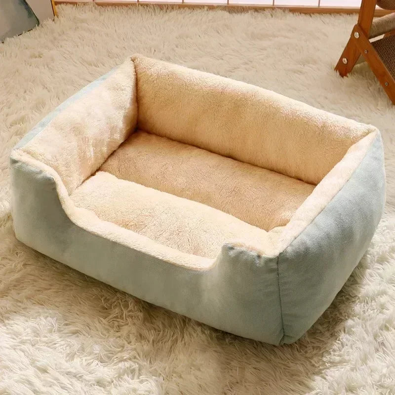 Soft Plush Pet Bed Mat & Kitten Cushion