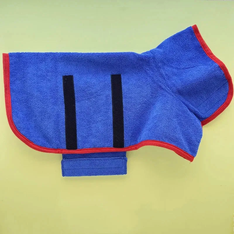 Pet Bathrobe | Quick-Dry Absorbent Bath Towel for Dogs