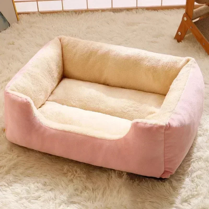 Soft Plush Pet Bed Mat & Kitten Cushion