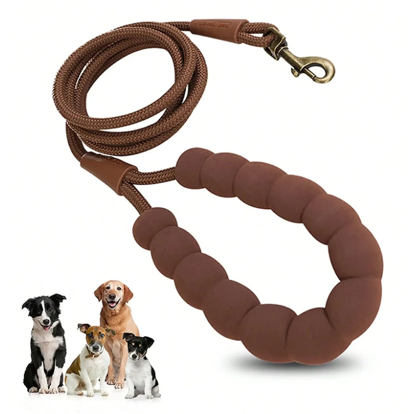 DL001-1pc Pet Leash For Dog For Outdoor,Soft Handle Design, High Density Nylon Rope.
