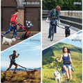 Hands-Free Dog Leash with Waist Bag | Reflective Running Leash for Dogs