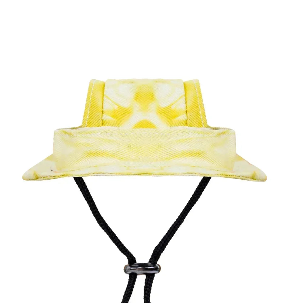 Pet Costume Hat with Ear Holes | Cowboy Cap for Cats & Dogs