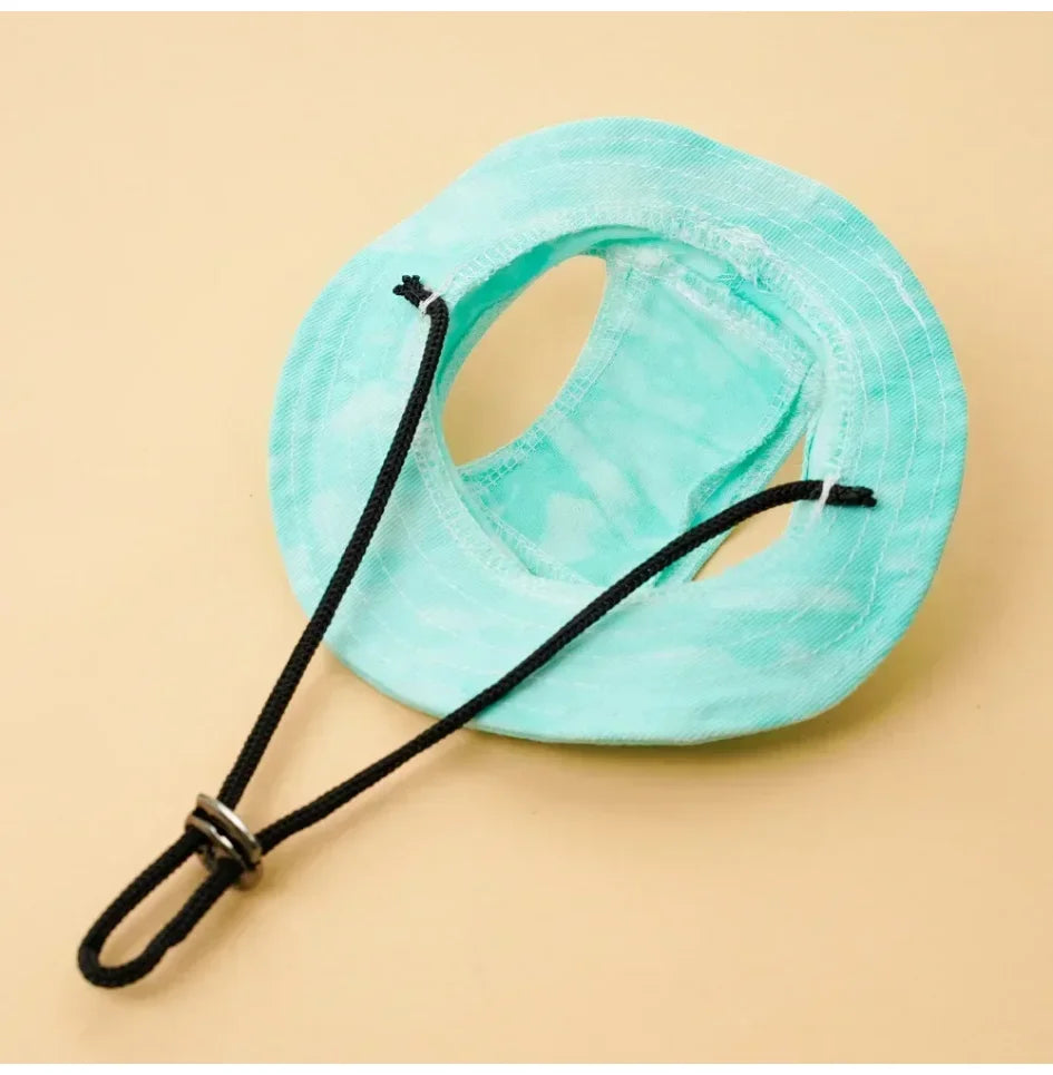 Pet Costume Hat with Ear Holes | Cowboy Cap for Cats & Dogs