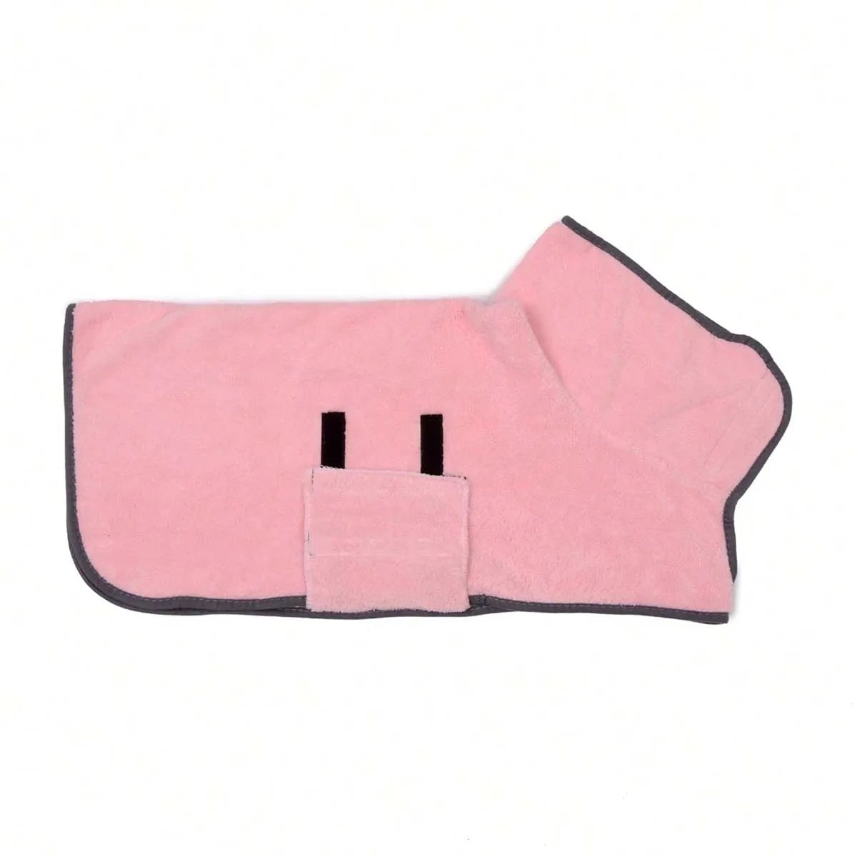 Quick Drying Pet Bathrobe Full Body Absorbent Towel Comfortable Fabric Adjustable Pets Towel Pet Bath Supplies for Cats and Dogs