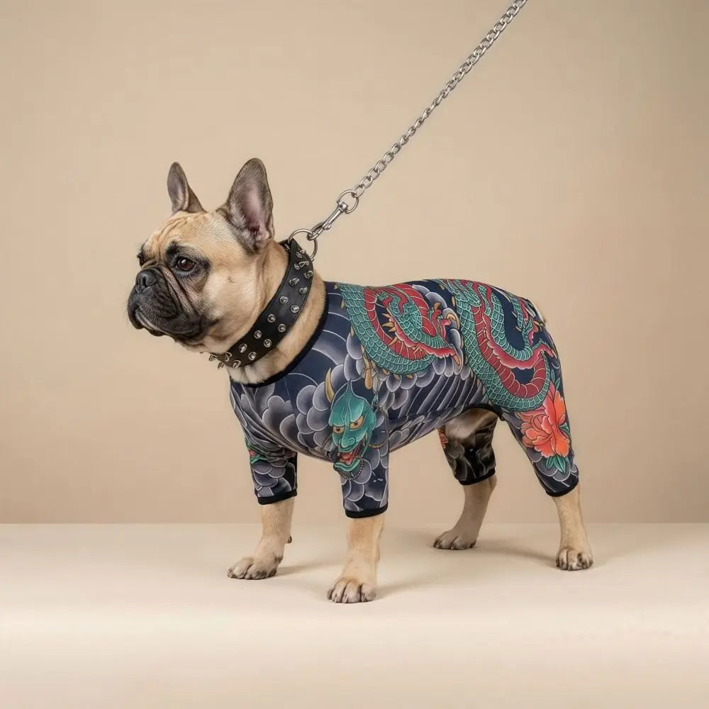 Pet Tattoo Vest | Funny Novelty Jacket for Dogs & Cats