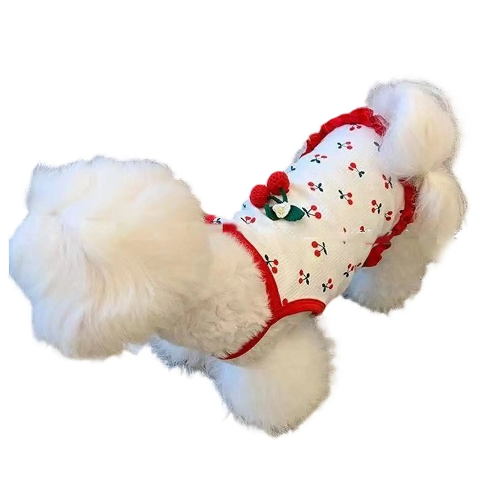 Cherry Print Breathable Pet Vest for Dogs & Cats