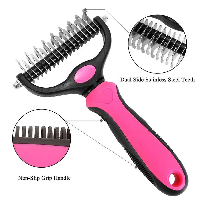 Pet  Grooming Double Sided Brush