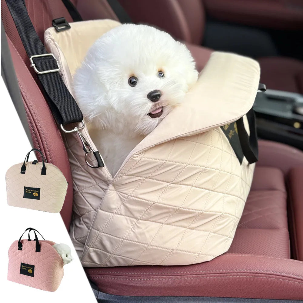 Pet Carrier Shoulder Handbag & Car Seat Protector