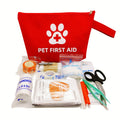 58-Piece Pet First Aid Kit | Waterproof Travel Pouch for Dogs & Cats
