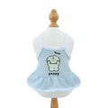 Dog Summer Mesh Dress | Breathable Cartoon Strap Skirt for Dogs