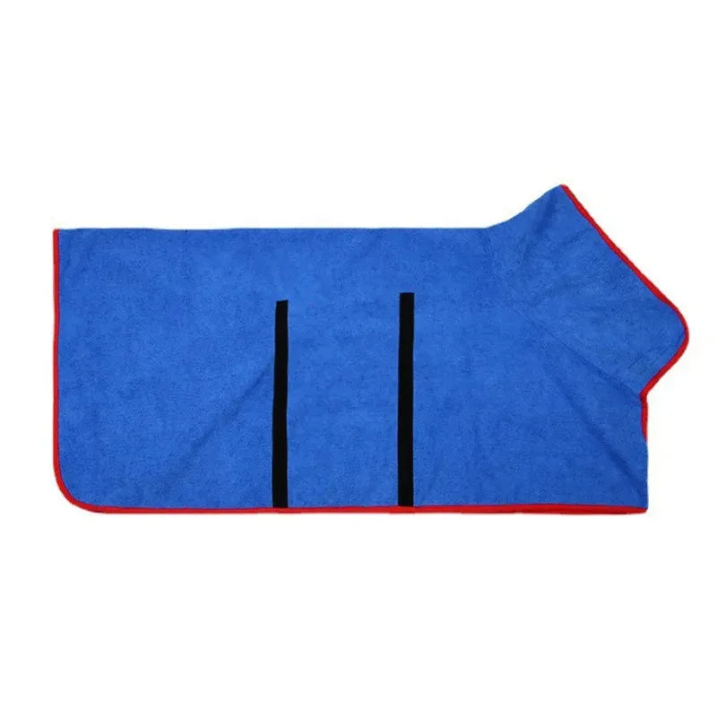 Pet Bathrobe | Quick-Dry Absorbent Bath Towel for Dogs