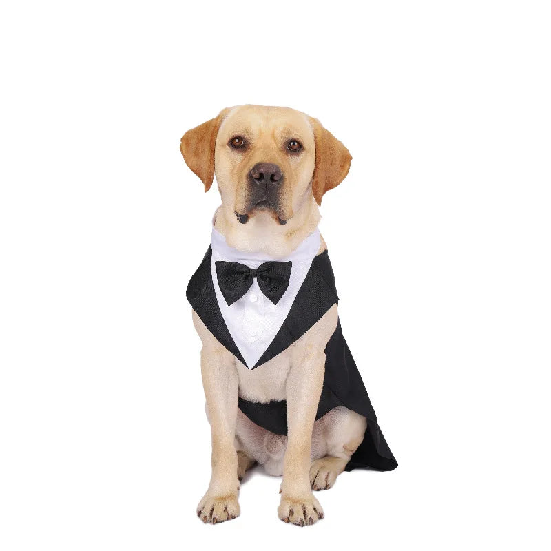 Dog Tuxedo Formal Suit with Bow Tie