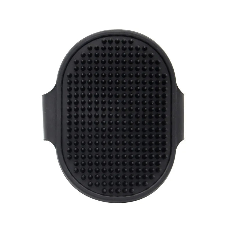 Pet Bath Brush Massage Gloves Cat Dog Grooming Comb Deshedding Tool Waterproof Soft Bristle Cleaning Supplies for Shedding Hair