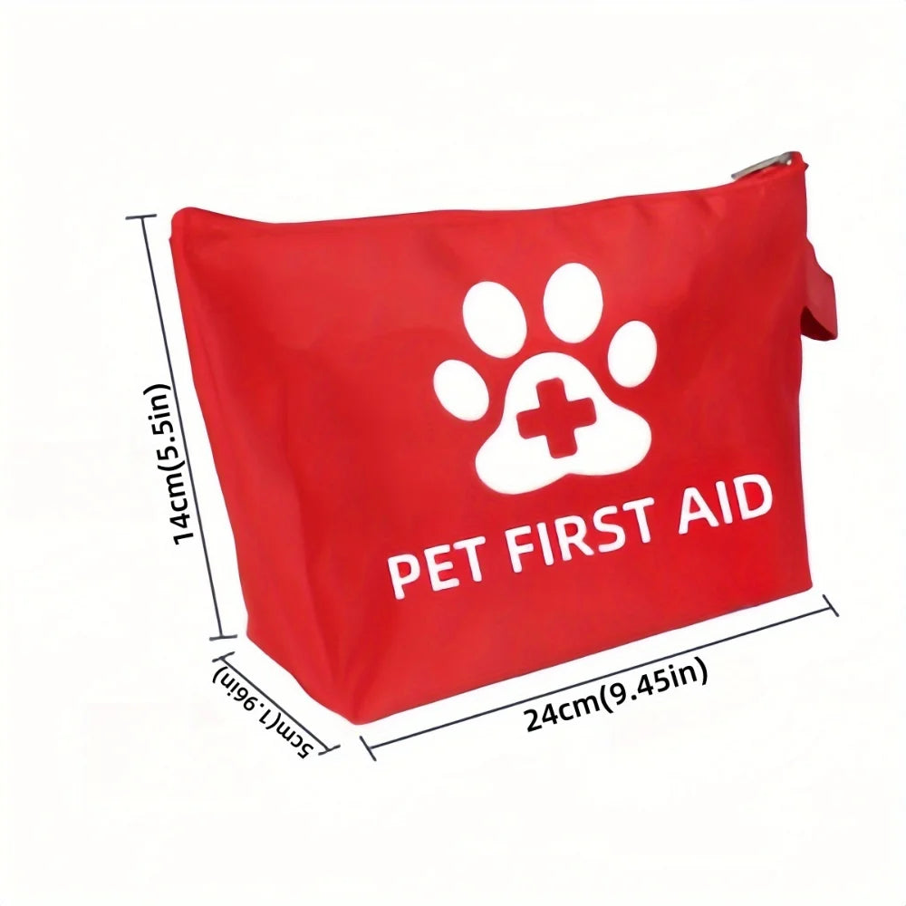 58-Piece Pet First Aid Kit | Waterproof Travel Pouch for Dogs & Cats