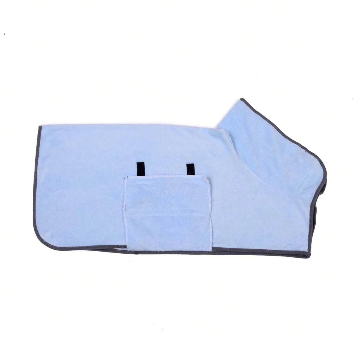 Quick Drying Pet Bathrobe Full Body Absorbent Towel Comfortable Fabric Adjustable Pets Towel Pet Bath Supplies for Cats and Dogs