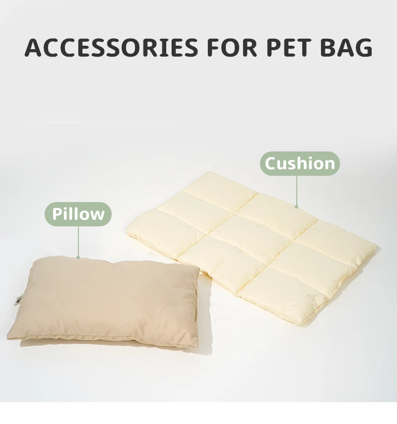 Soft Flannel Pet Bed Mat & Cushion