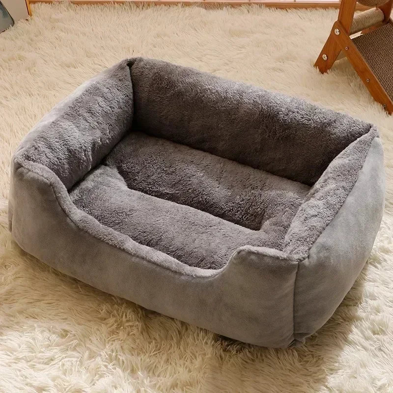 Soft Plush Pet Bed Mat & Kitten Cushion