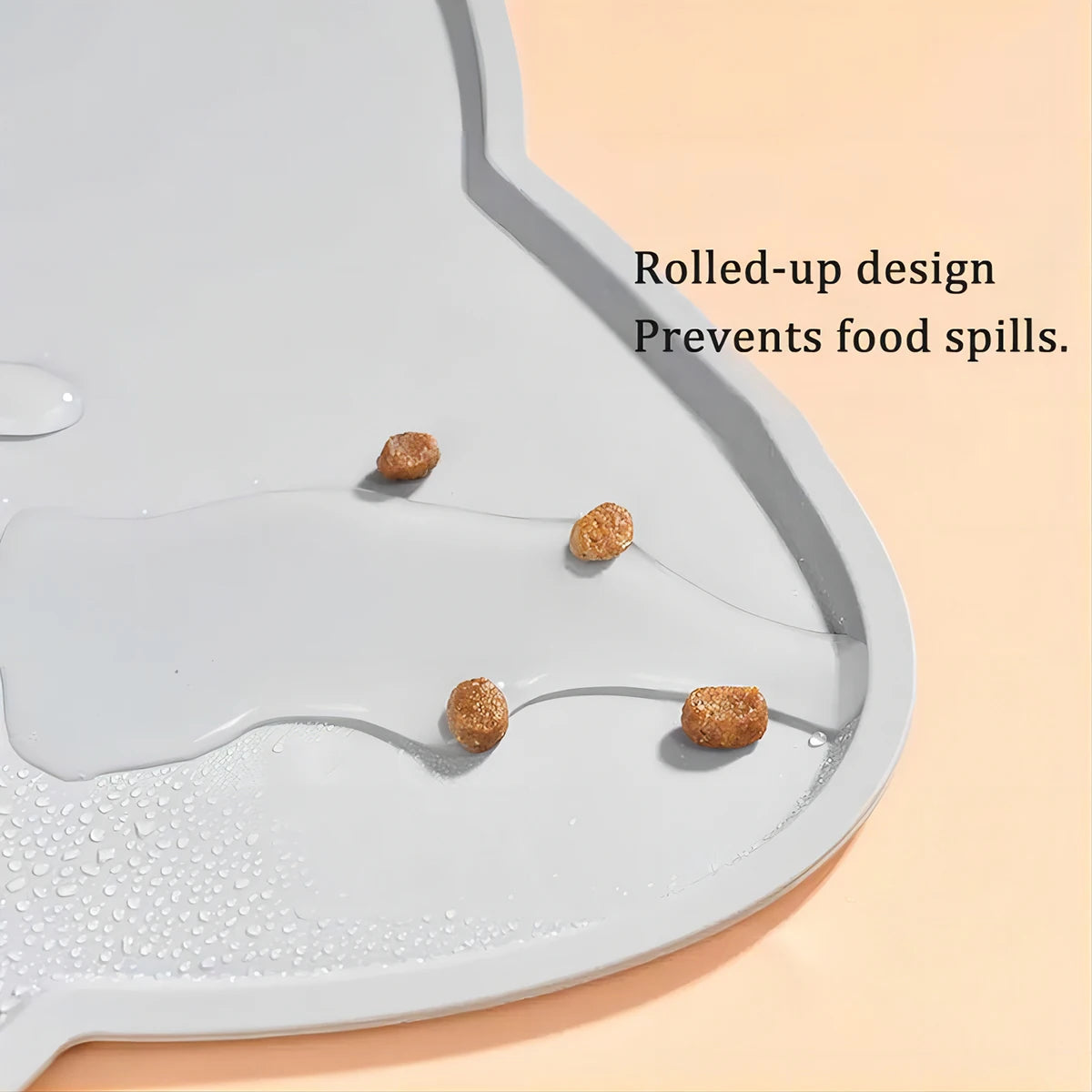 Silicone Pet Feeding Mat | Non-Slip Waterproof Placemat for Dogs & Cats