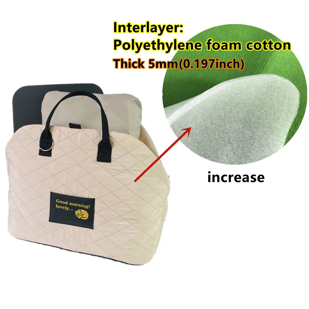 Pet Carrier Shoulder Handbag & Car Seat Protector