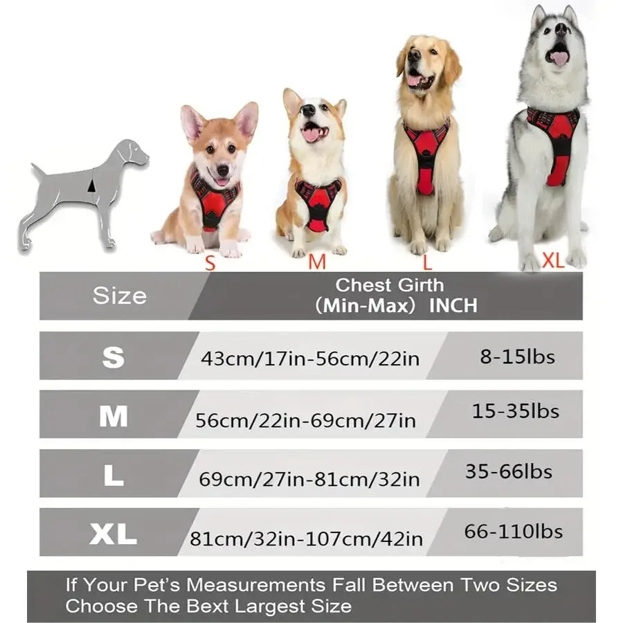 Dog Vest Harness | Soft & Comfortable for Small & Medium Dogs