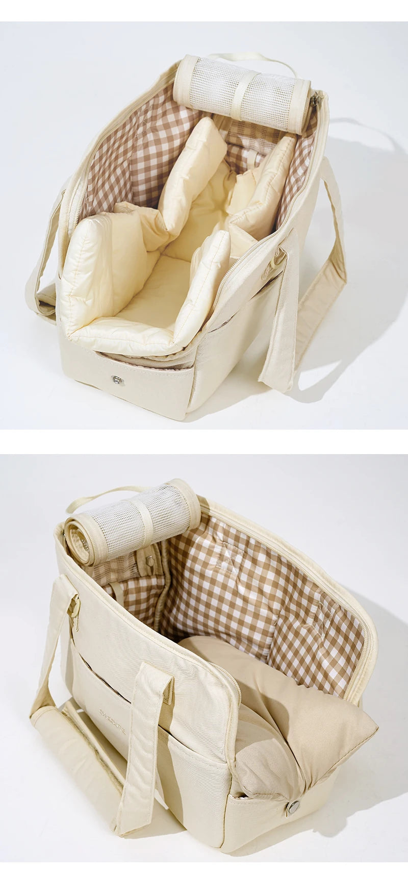 Soft Flannel Pet Bed Mat & Cushion