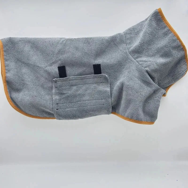 Pet Bathrobe | Quick-Dry Absorbent Bath Towel for Dogs
