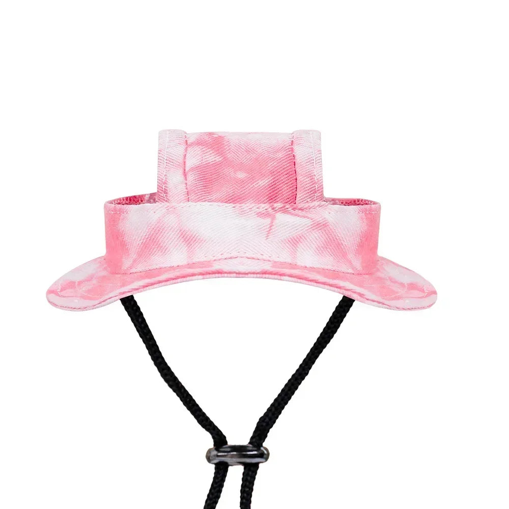 Pet Costume Hat with Ear Holes | Cowboy Cap for Cats & Dogs