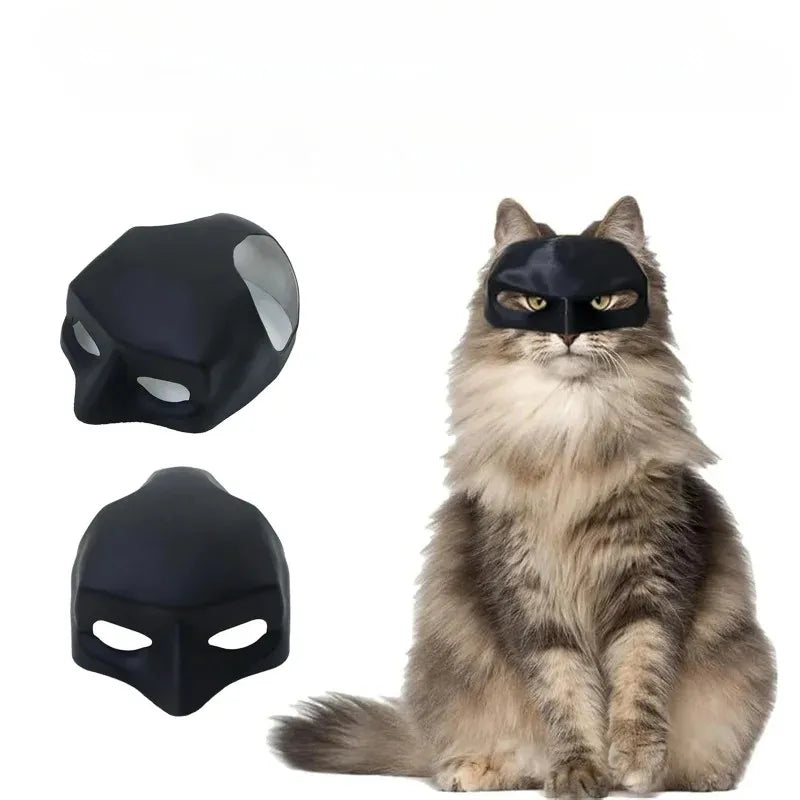 Cat Avenger Mask | 3D Printed Bat Cosplay Hat for Cats