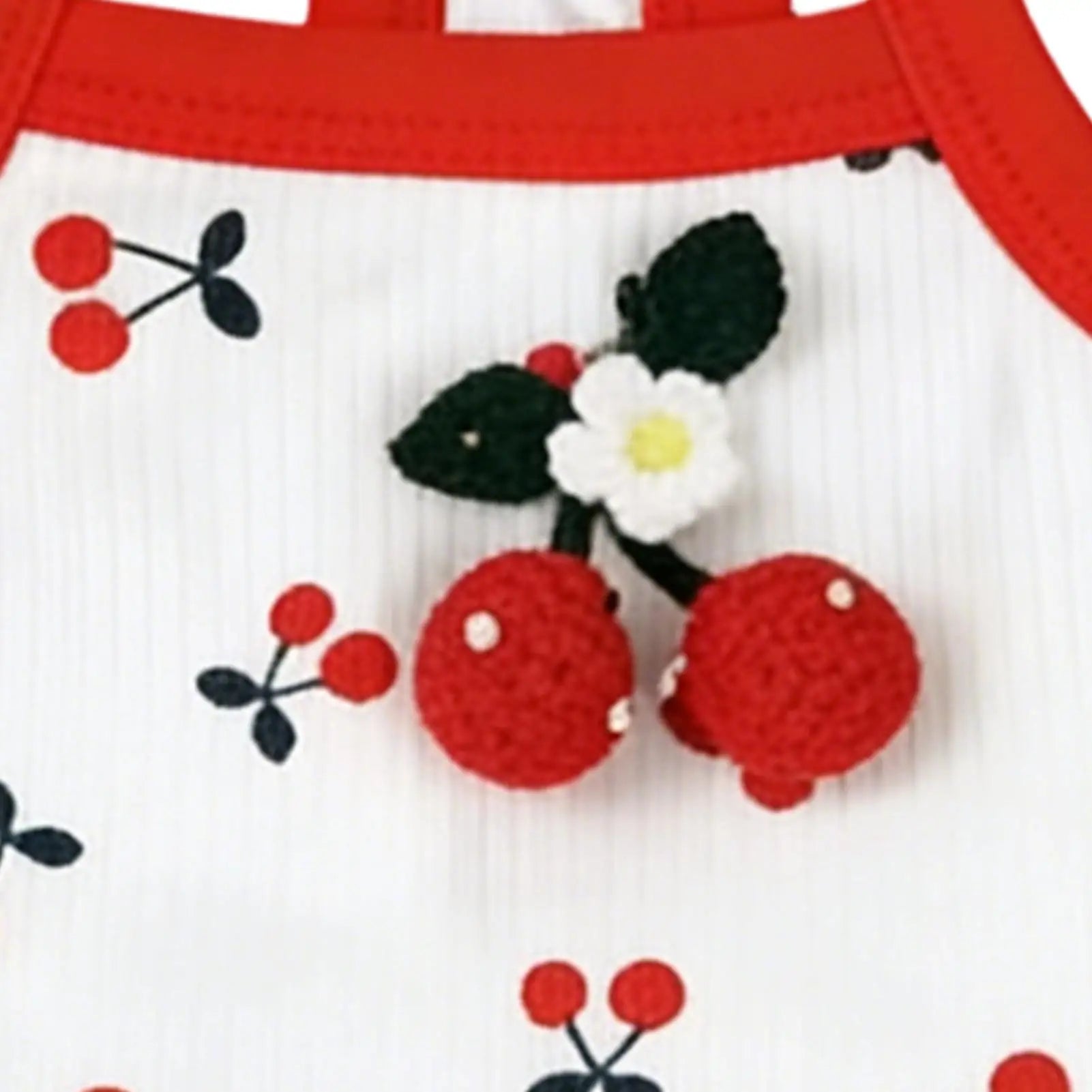 pet Vest Cat Clothing Cute Dog Clothing for Small Dog Cherry Dog Vest Summer Breathable Vest Breathable Soft  Pet Clothes