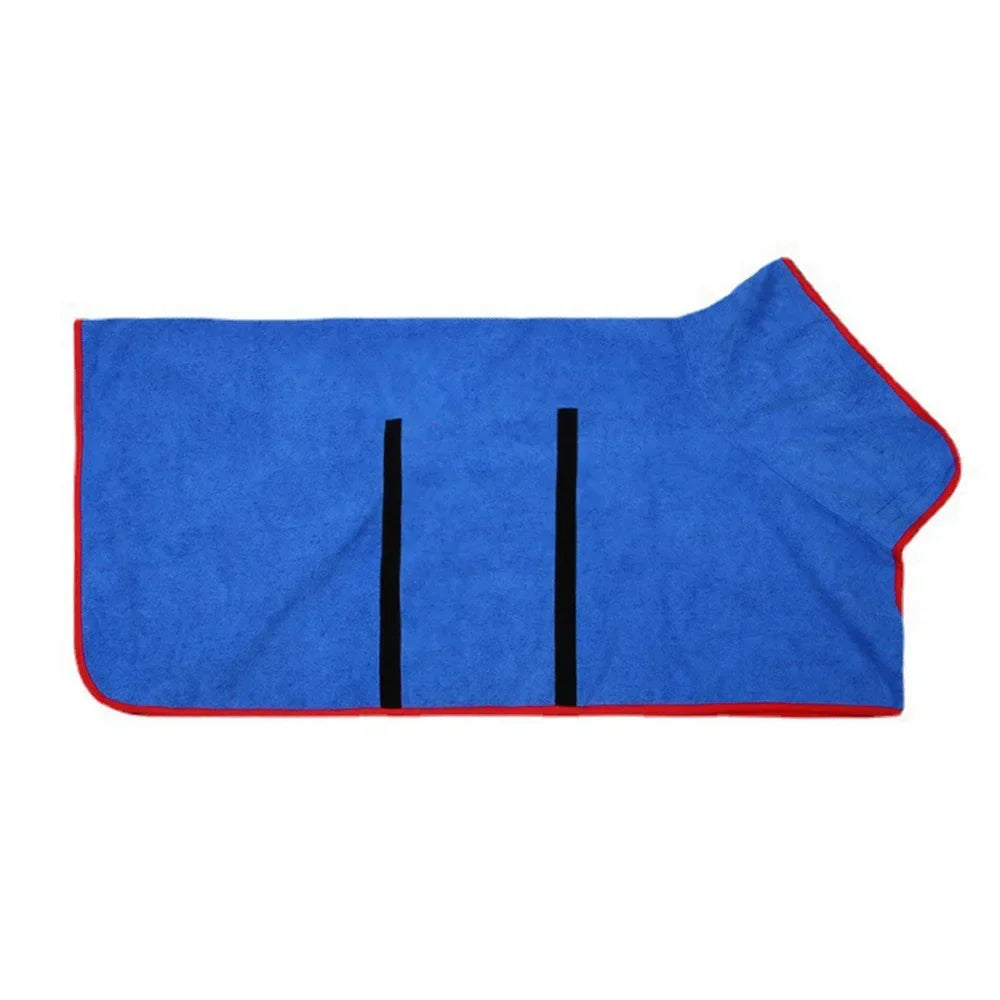Pet Bathrobe | Quick-Dry Absorbent Bath Towel for Dogs