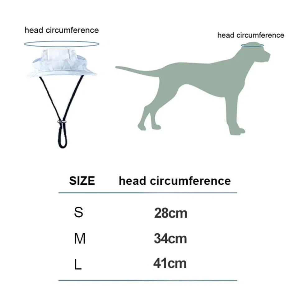 Pet Costume Hat with Ear Holes | Cowboy Cap for Cats & Dogs