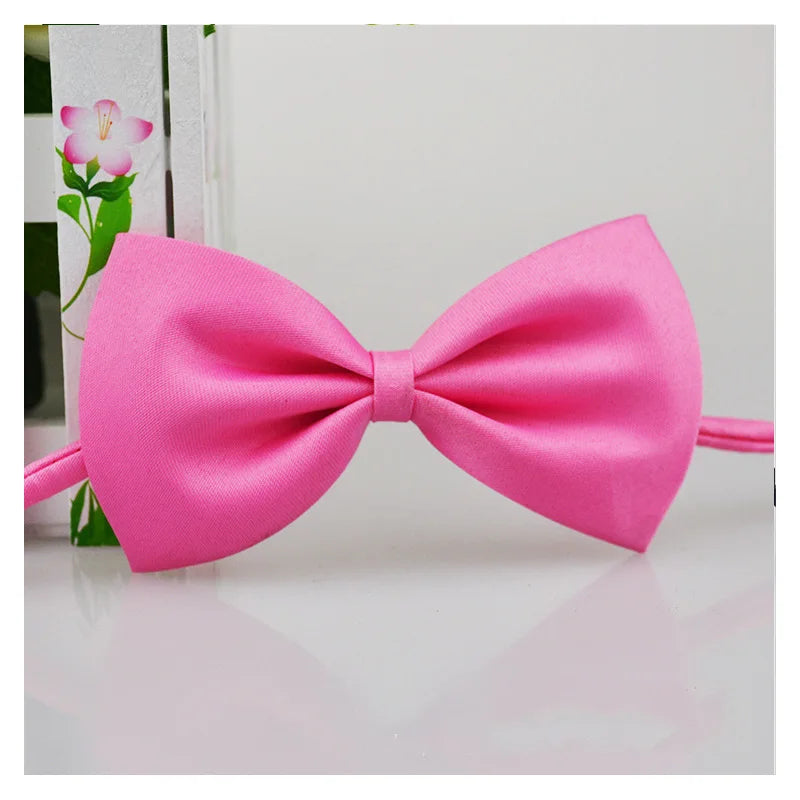 Pet Bow Tie | Adjustable Neck Strap for Cats & Dogs | 2-Pack